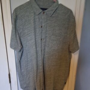 Lucky Brand Gray Casual Button Down Shirt